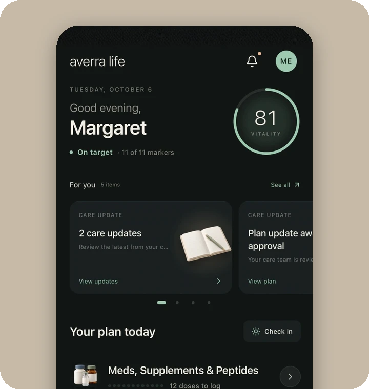 RAVE Mobile daily plan overview