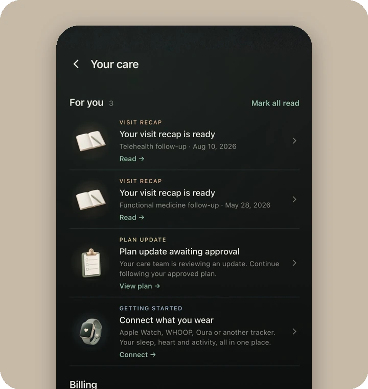 RAVE Mobile care updates and provider contact