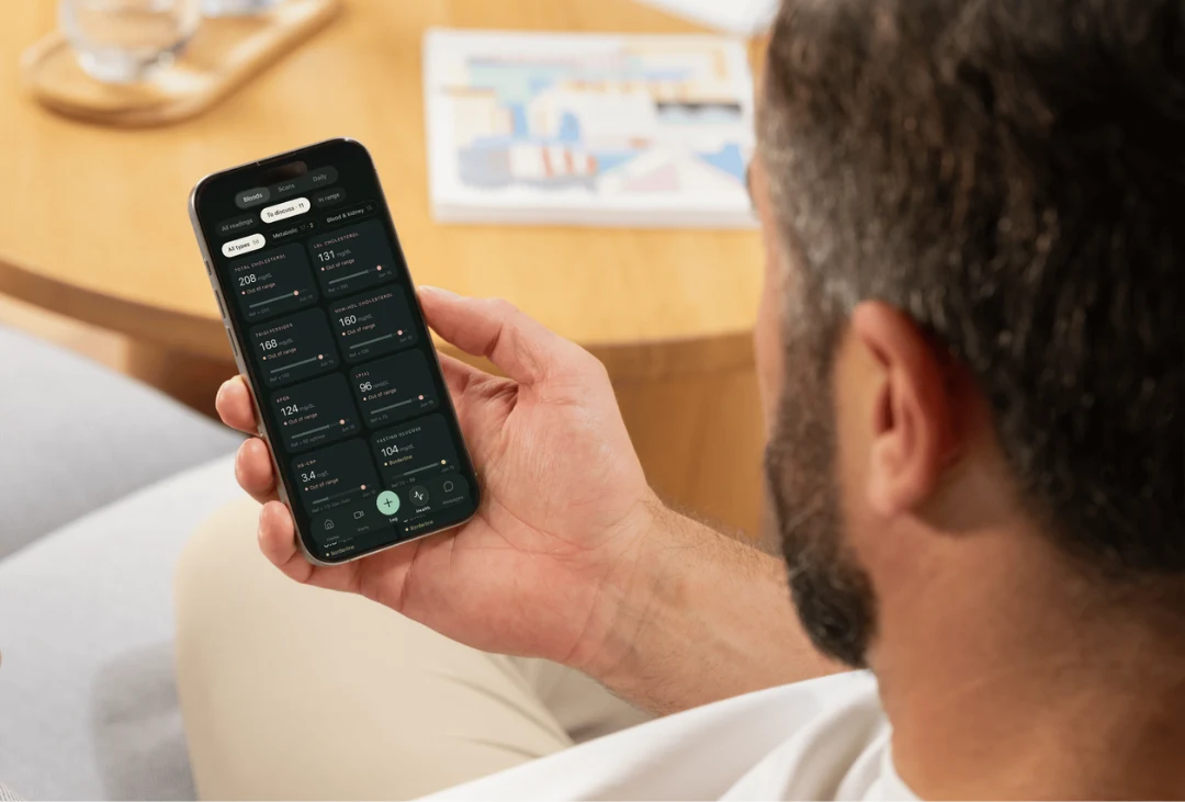 Nutrition guidance in RAVE Mobile viewed on a phone